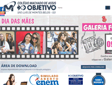 Tablet Screenshot of colegiomachadodeassis.net